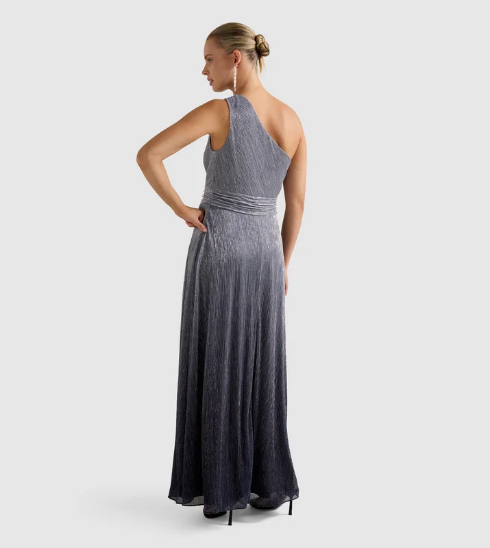 فورايفر نيو BILLIE One Shoulder Plisse Maxi Dress